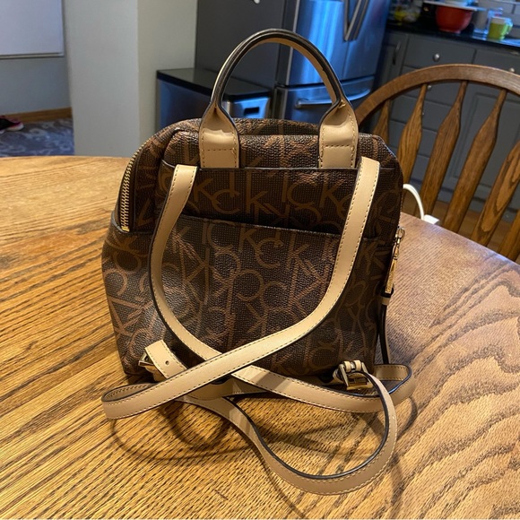Calvin Klein Brown Mini Backpack - Picture 2 of 10